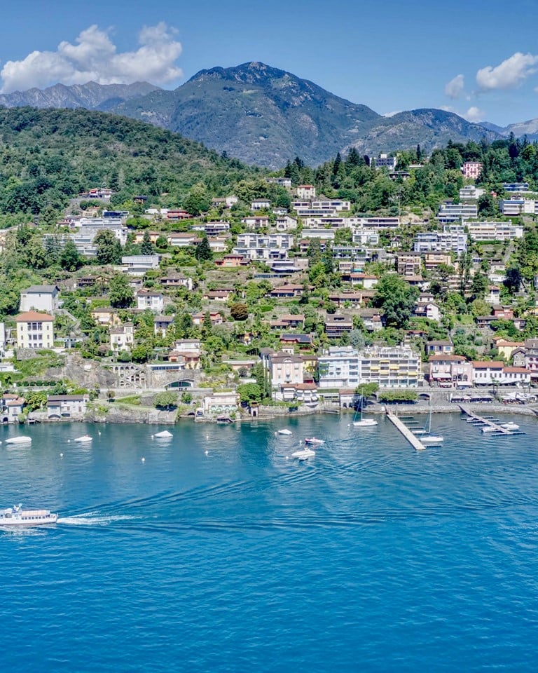 Ascona Region, Lake Maggiore view, Swisswetagshares Ticino, Switzerland